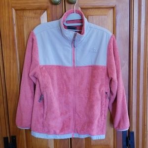 Northface Fleece Zip Up jacket, Girls Size L